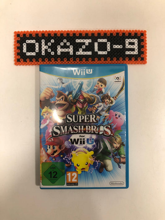 Super smash bros EUR Nintendo wii u avec notice - OKAZO-9