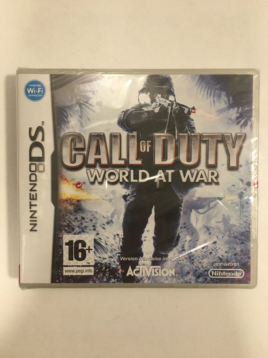 Call Of Duty World At War Nintendo ds neuf sous blister