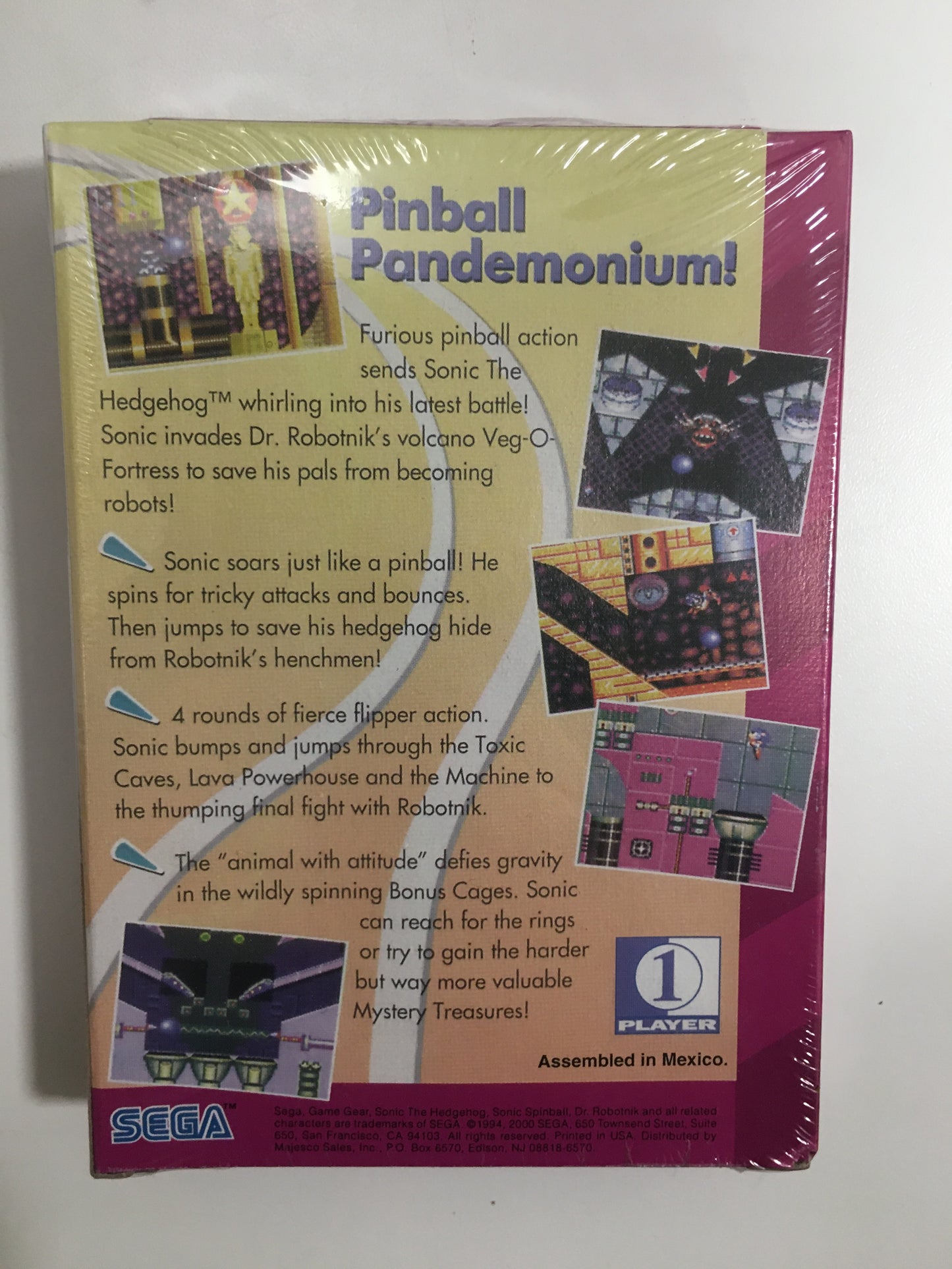 Sonic spinball sega Game gear neuf sous blister - OKAZO-9