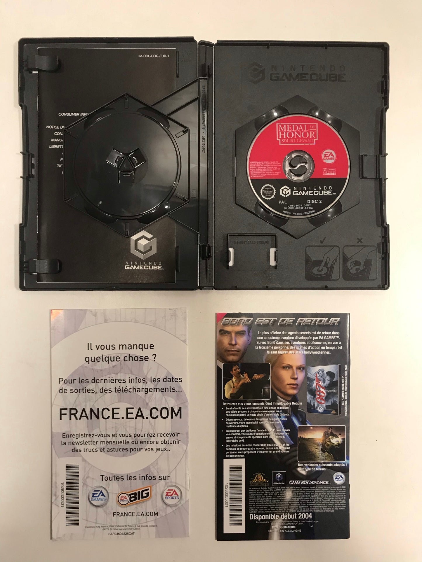 medal of honor soleil levant PAL Nintendo gamecube complet - OKAZO-9