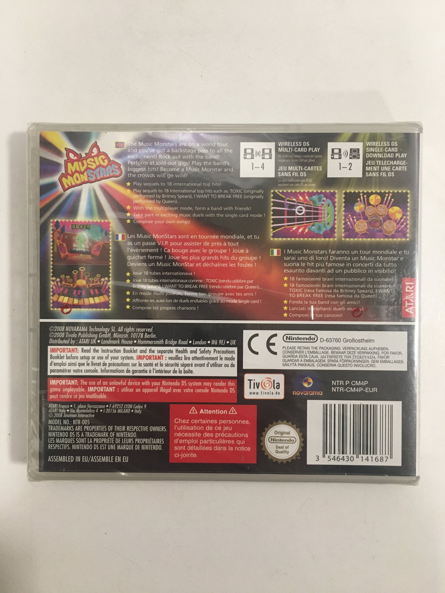 Music Monstars Nintendo ds neuf sous blister - OKAZO-9