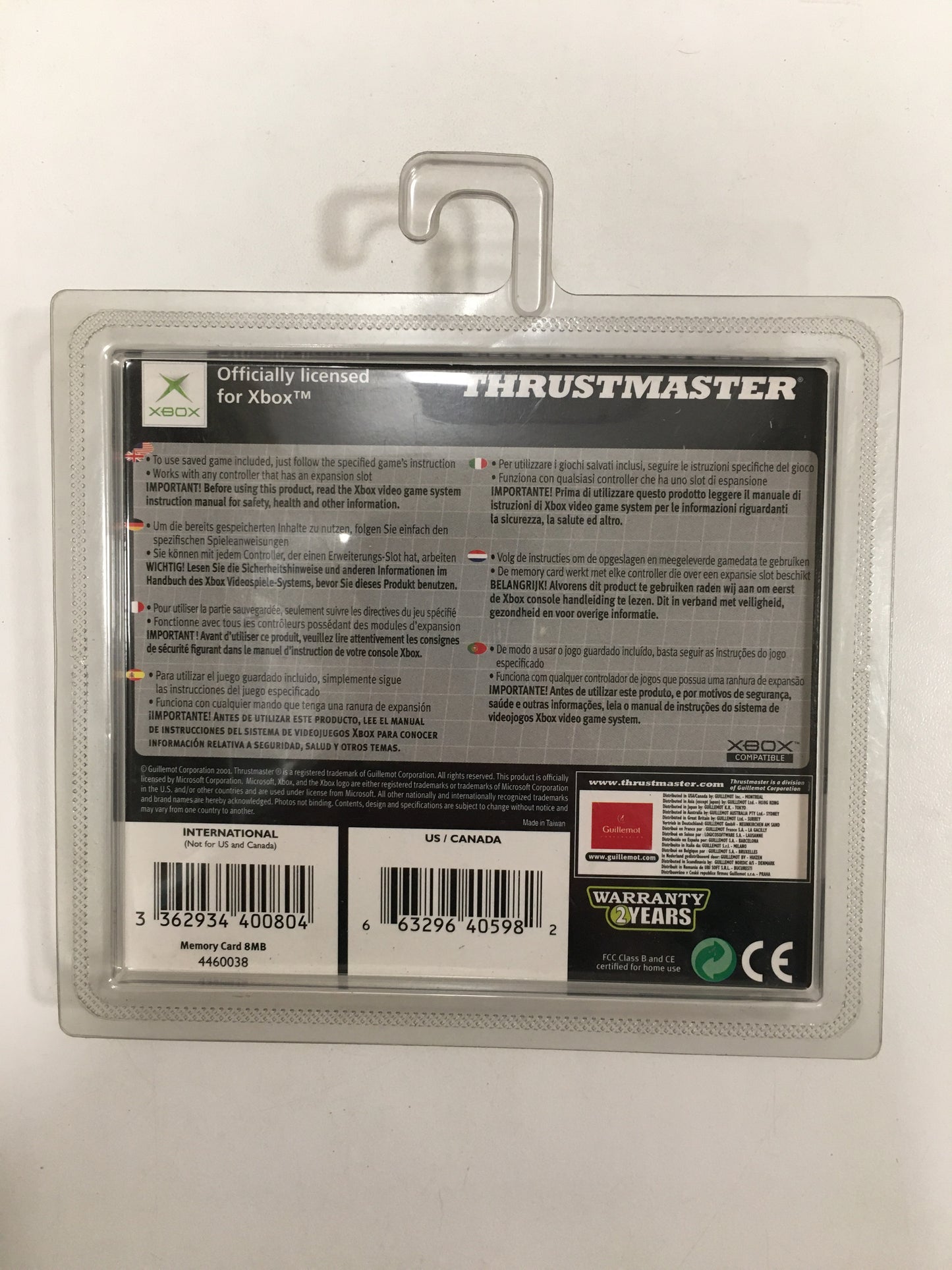 Xbox memory card thrustmaster neuf sous blister - OKAZO-9