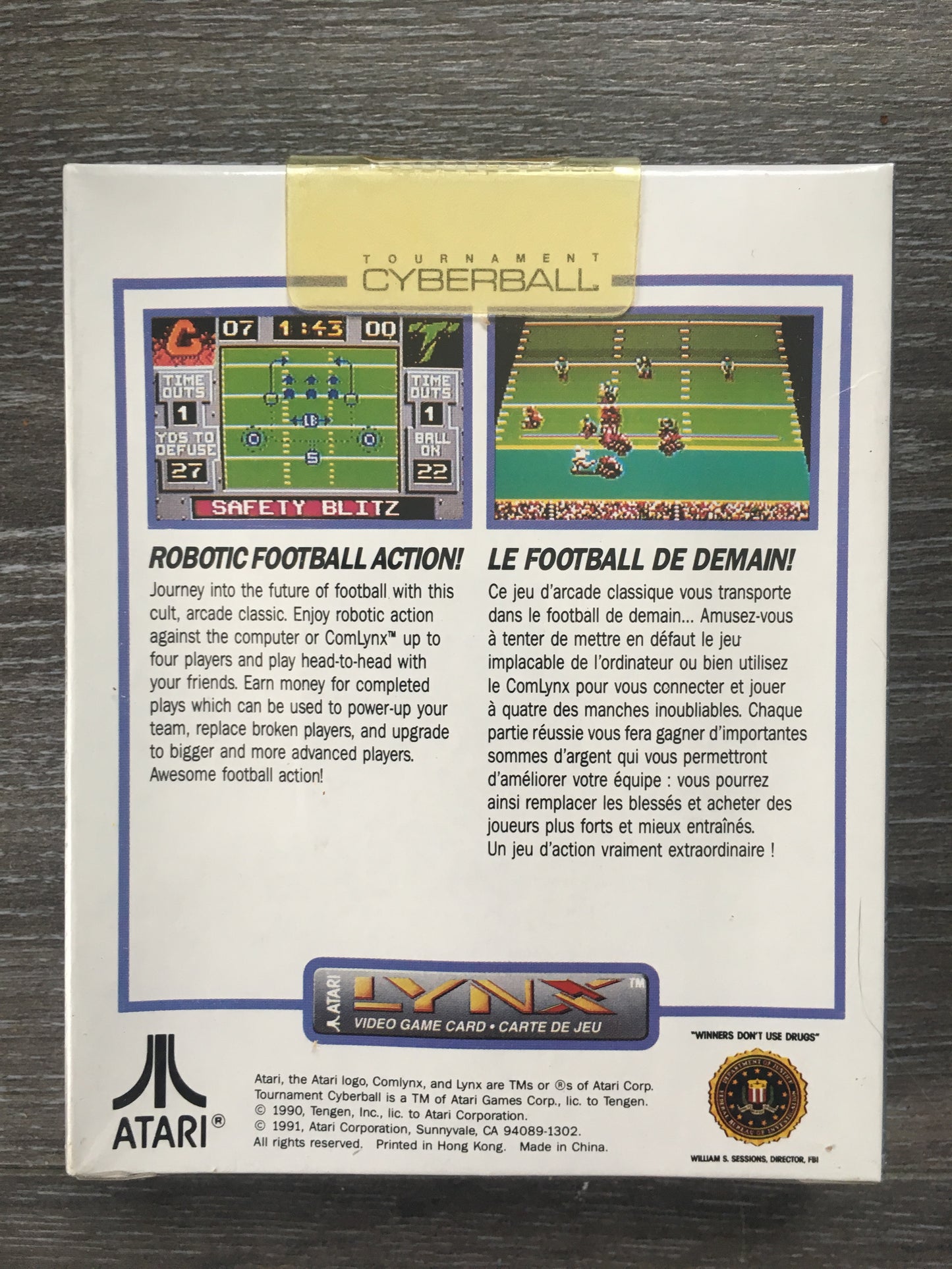 Tournament Cyberball ATARI LYNX neuf sous blister - OKAZO-9