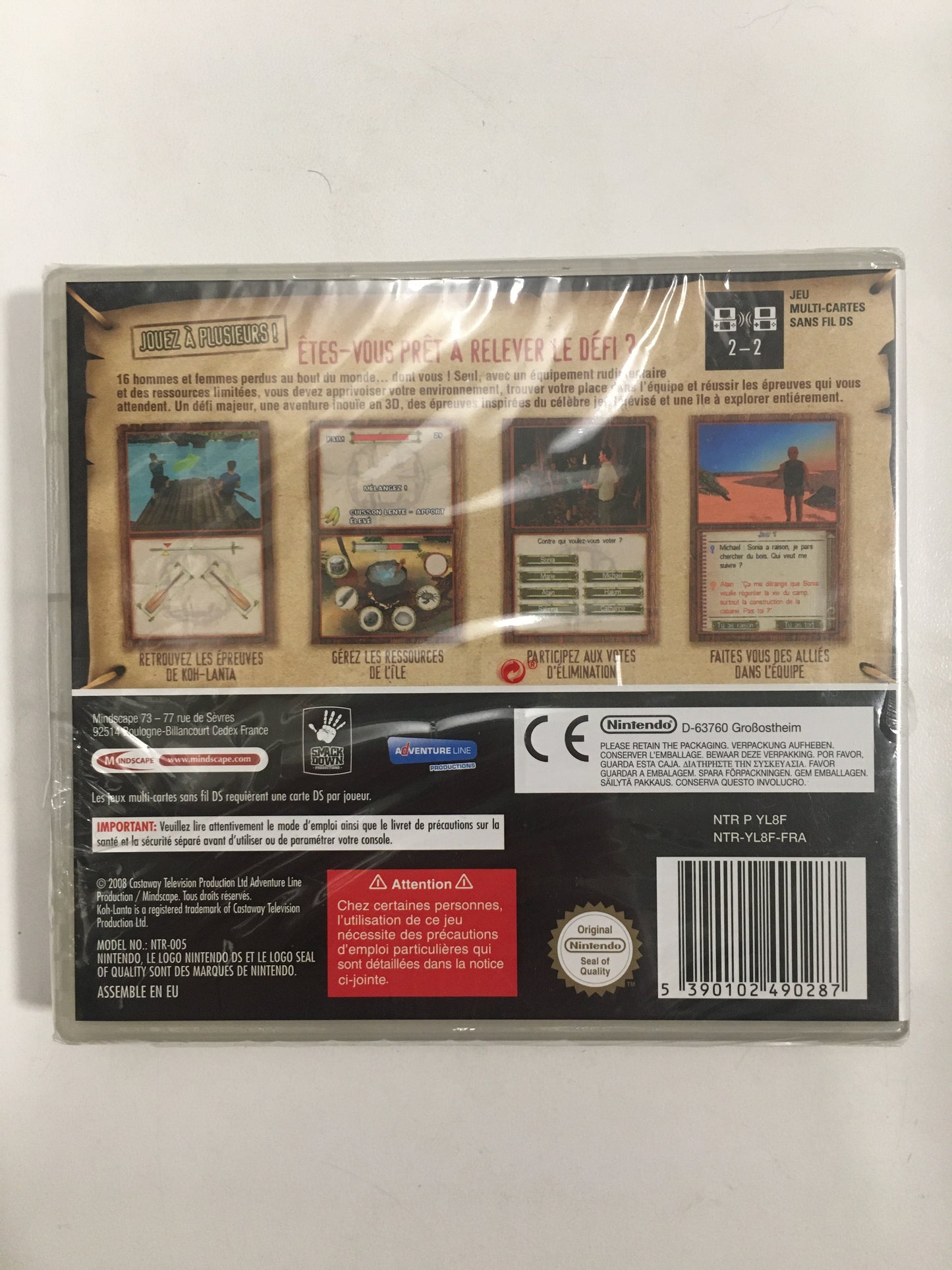 Koh lanta Nintendo ds neuf sous blister - OKAZO-9