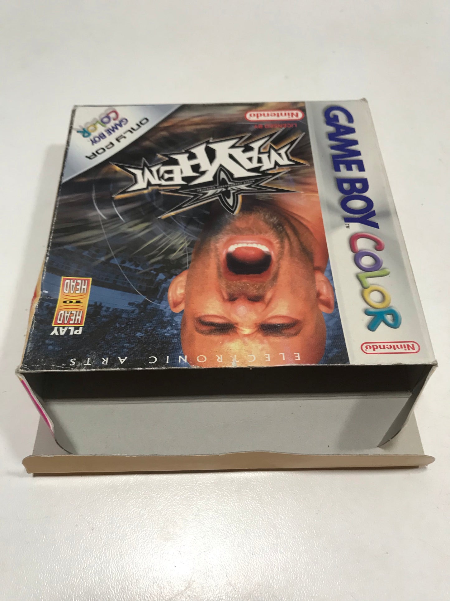 Wcw Mayhem FRA Nintendo game boy color avec notice