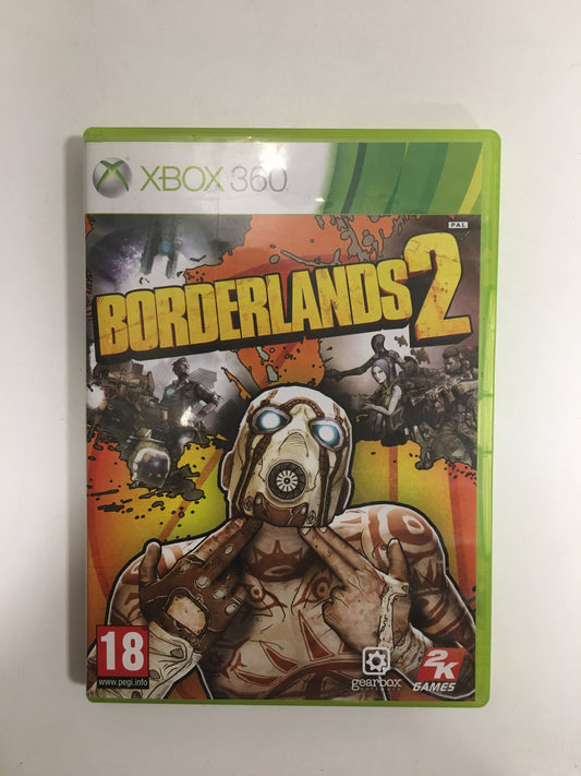 Borderlands 2 Xbox 360 PAL avec notice et couverture cartonnée