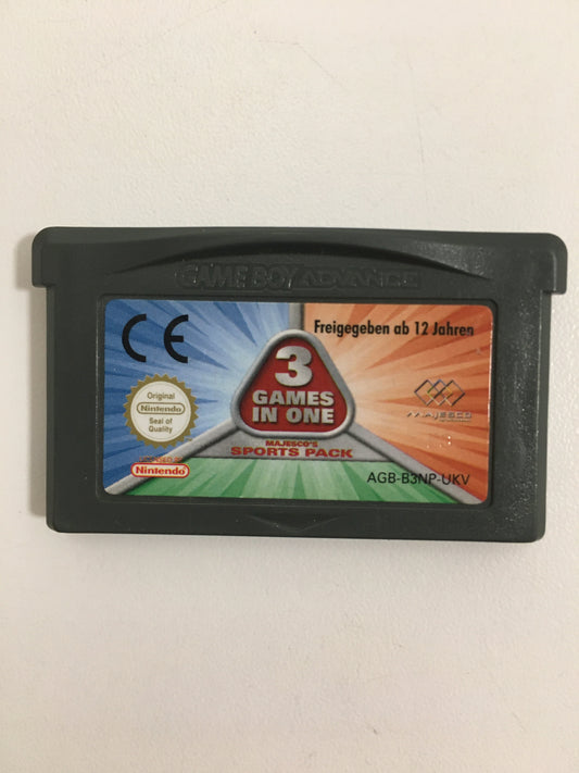 Nintendo Game boy advance sports pack 3 games in one - OKAZO-9
