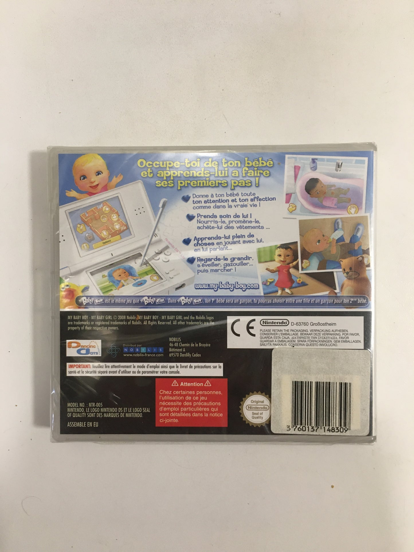 my baby boy nintendo ds neuf sous blister