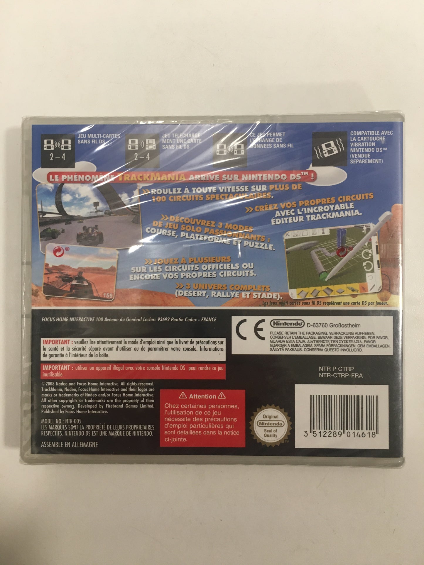 Trackmania Nintendo ds neuf sous blister - OKAZO-9