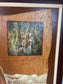 Tableau / peinture huile ou acrylique sur fibres végétales tahiti 2004 Gisèle Ledoux