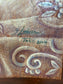 Tableau / peinture huile ou acrylique sur fibres végétales tahiti 2004 Gisèle Ledoux