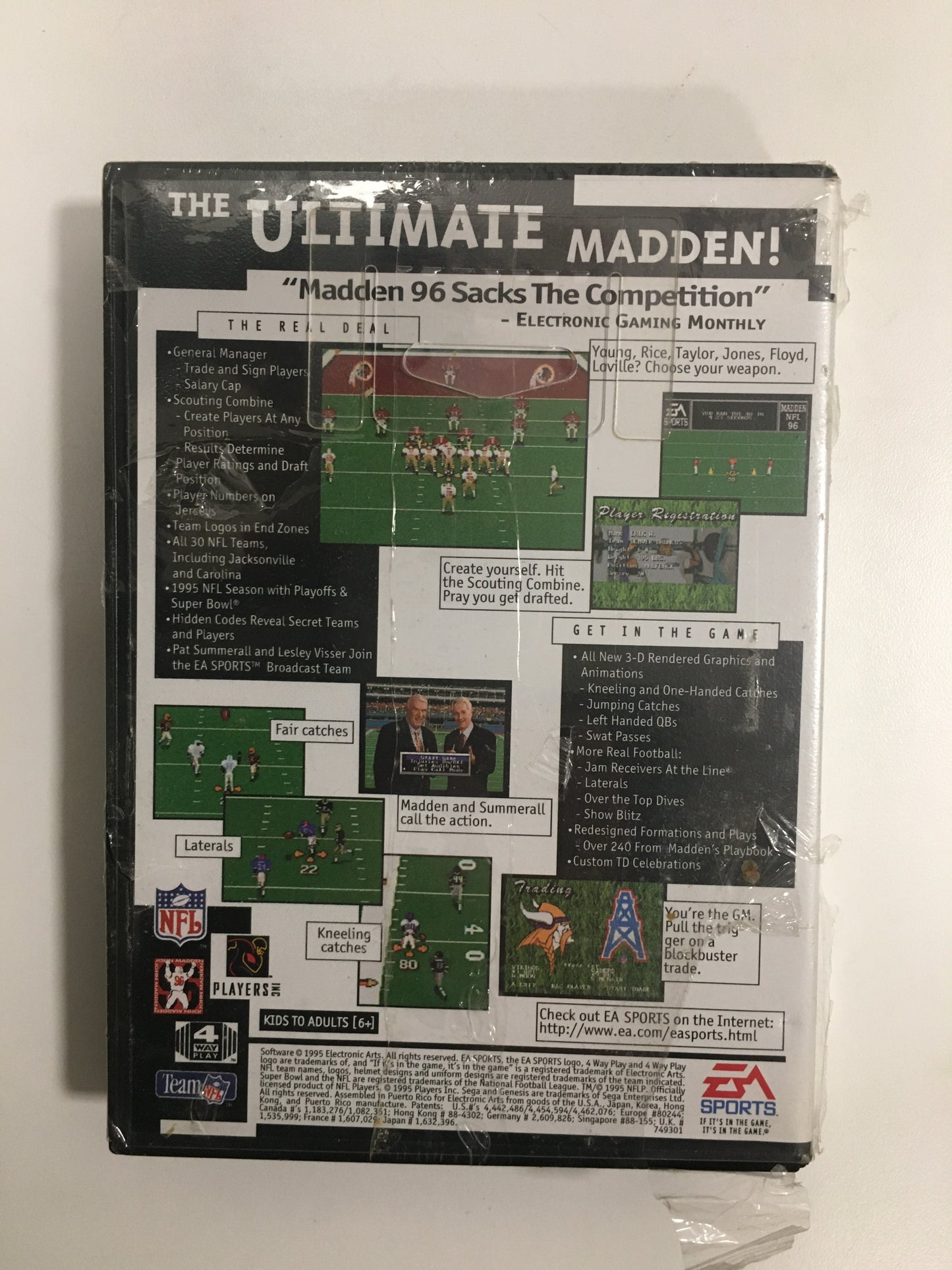 Madden nfl 96  megadrive neuf sous blister - OKAZO-9