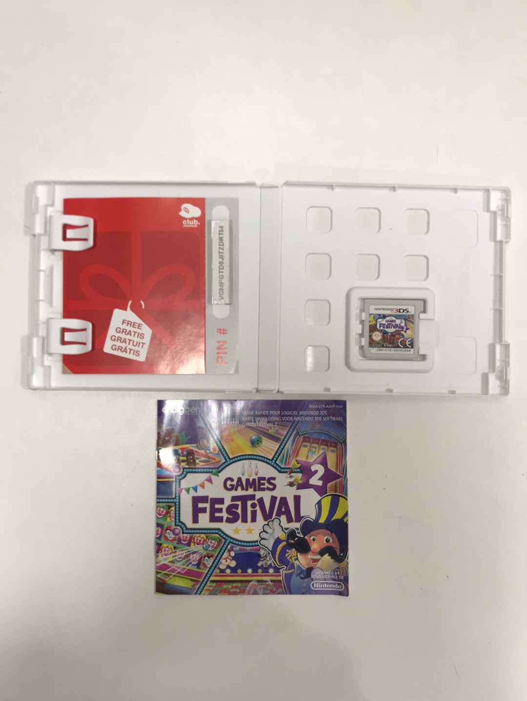 Game festival 2 Nintendo 3ds avec notice