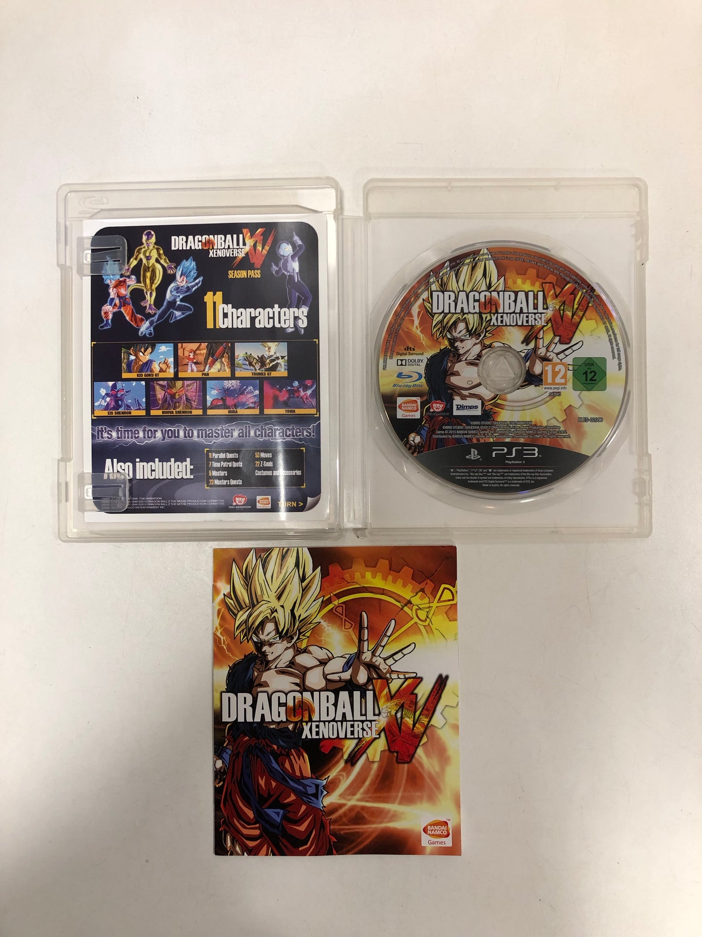 Dragon ball xenoverse XV Sony ps3 avec notice