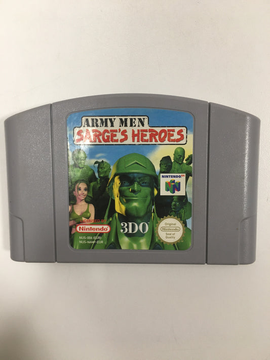Army men sarge’s heroes Nintendo 64