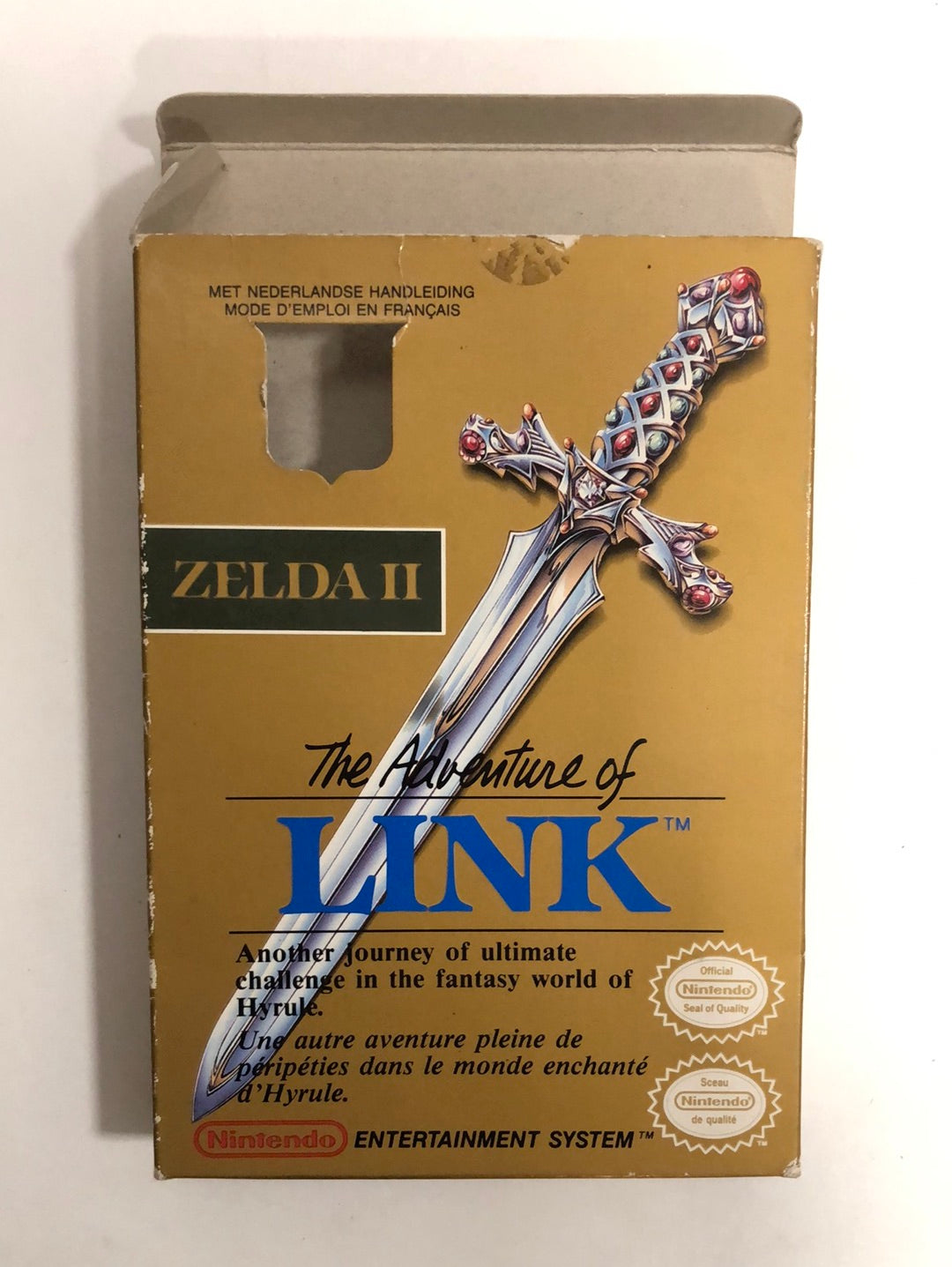 Zelda 2 The adventure of link FRA Nintendo nes sans notice