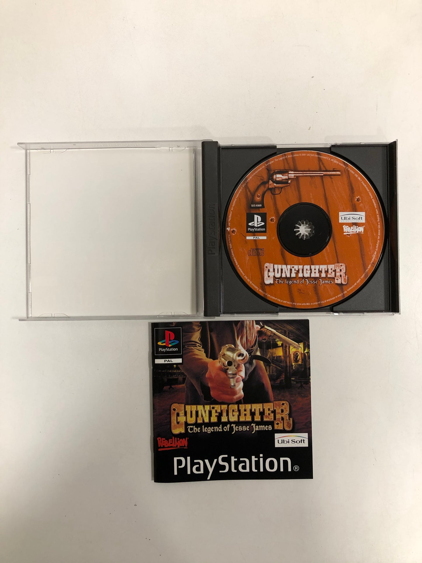 Gunfighter la légende de jess James PAL Sony Ps1 avec notice