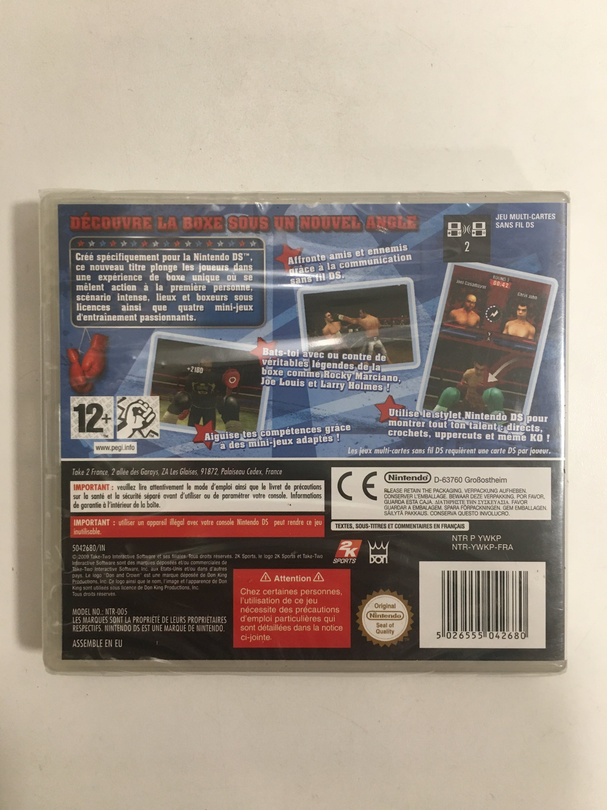 Don King Boxing Nintendo ds neuf sous blister - OKAZO-9