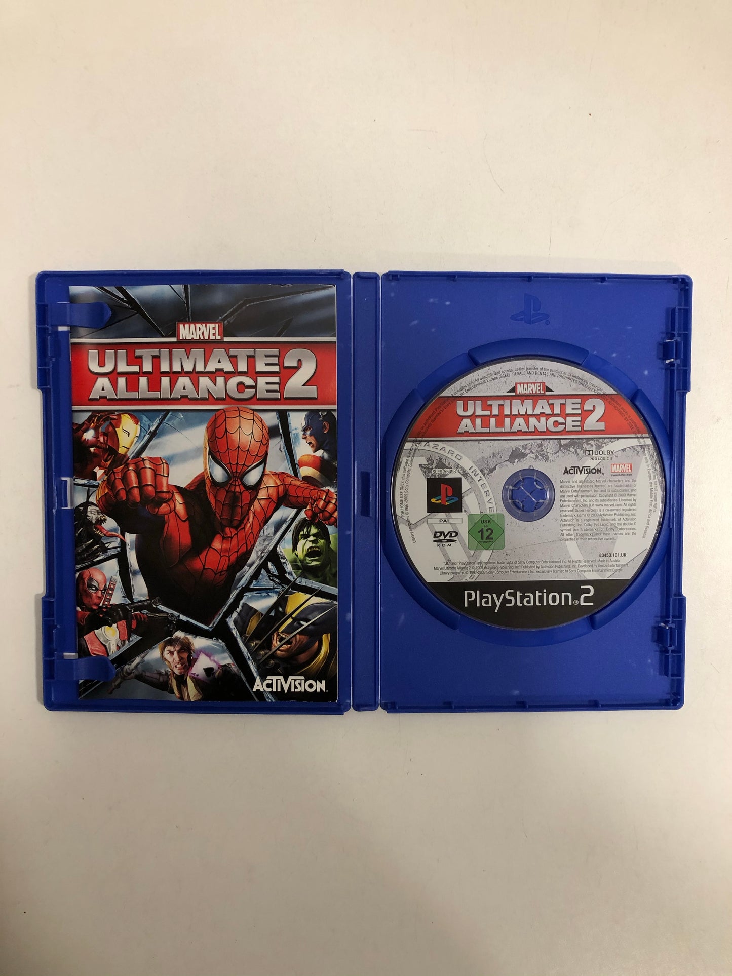 Marvel ultimate alliance 2 PAL Sony Ps2 avec notice