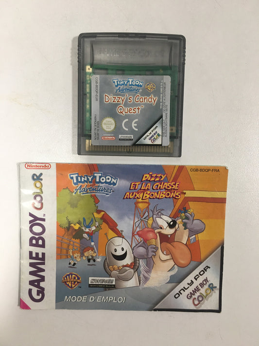 Tiny toon dizzy et la chasse aux bonbons Game boy color avec notice