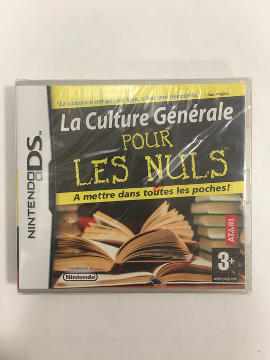 La Culure Génerale Pour Les Nuls Nintendo ds neuf sous blister