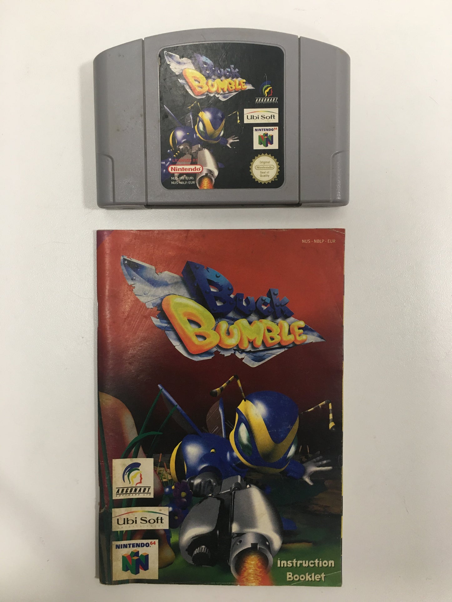 Buck bumble Nintendo 64 avec notice