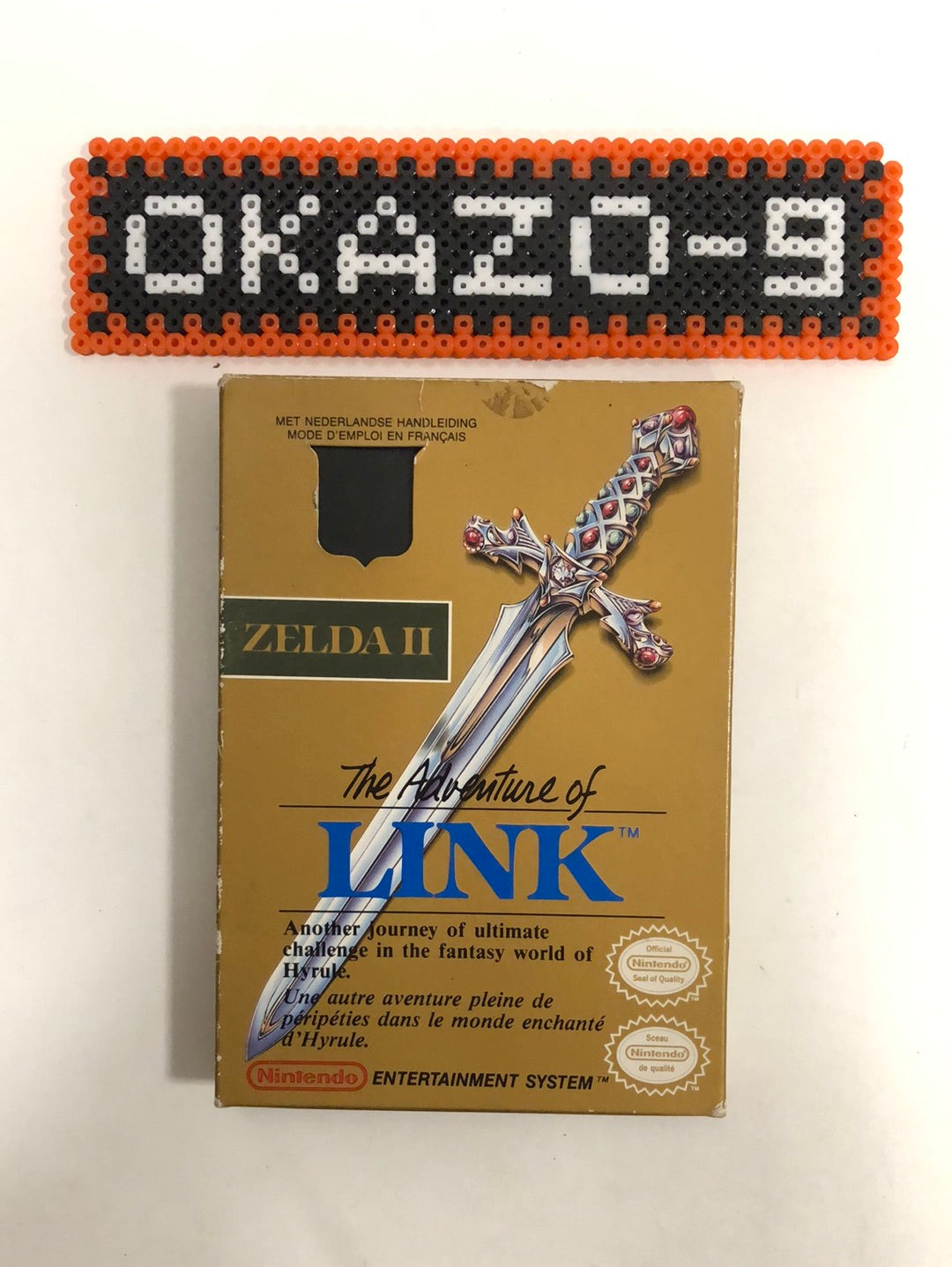 Zelda 2 The adventure of link FRA Nintendo nes sans notice