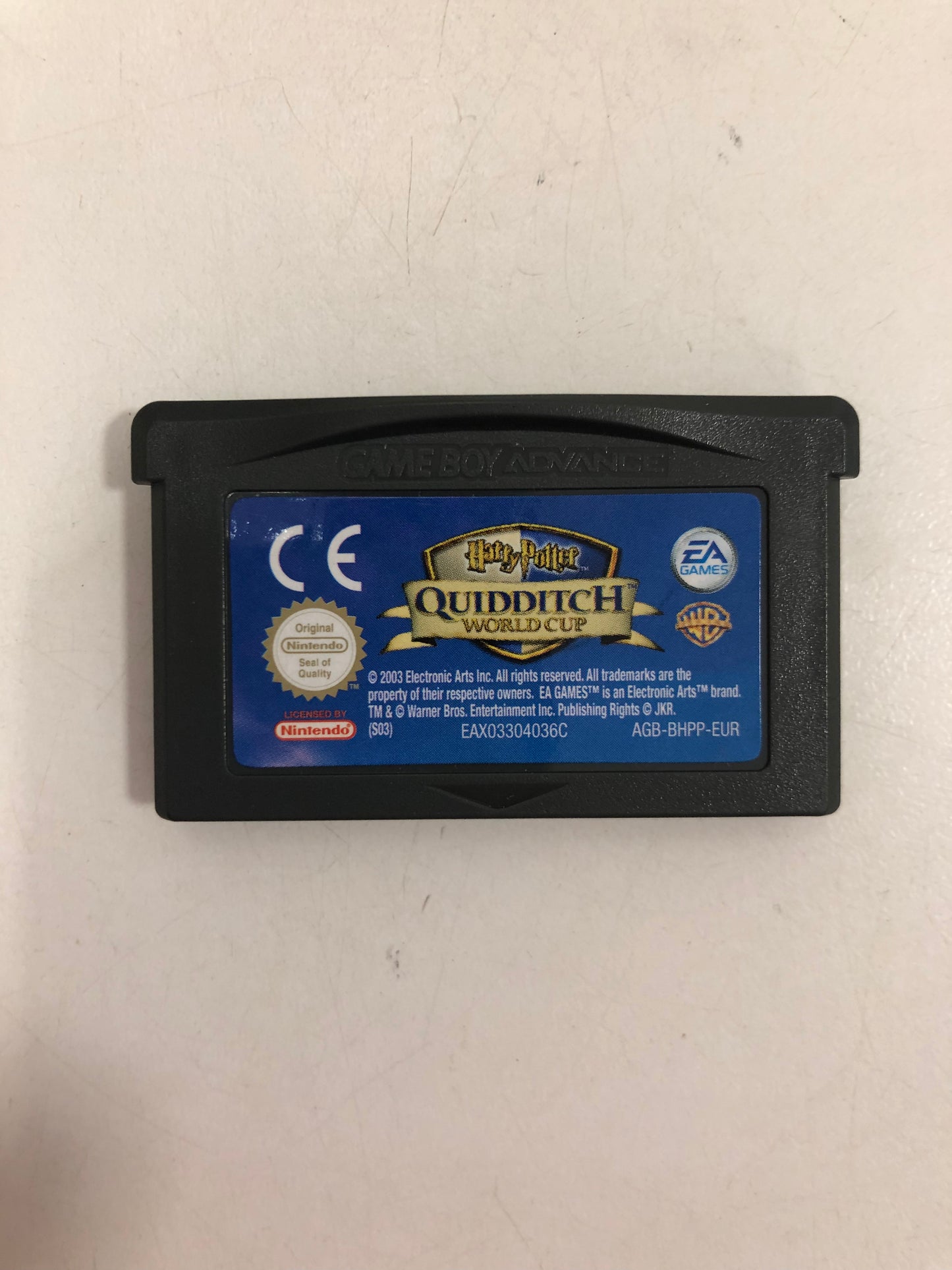 Harry Potter coupe du monde de quidditch Nintendo Game boy advance complet