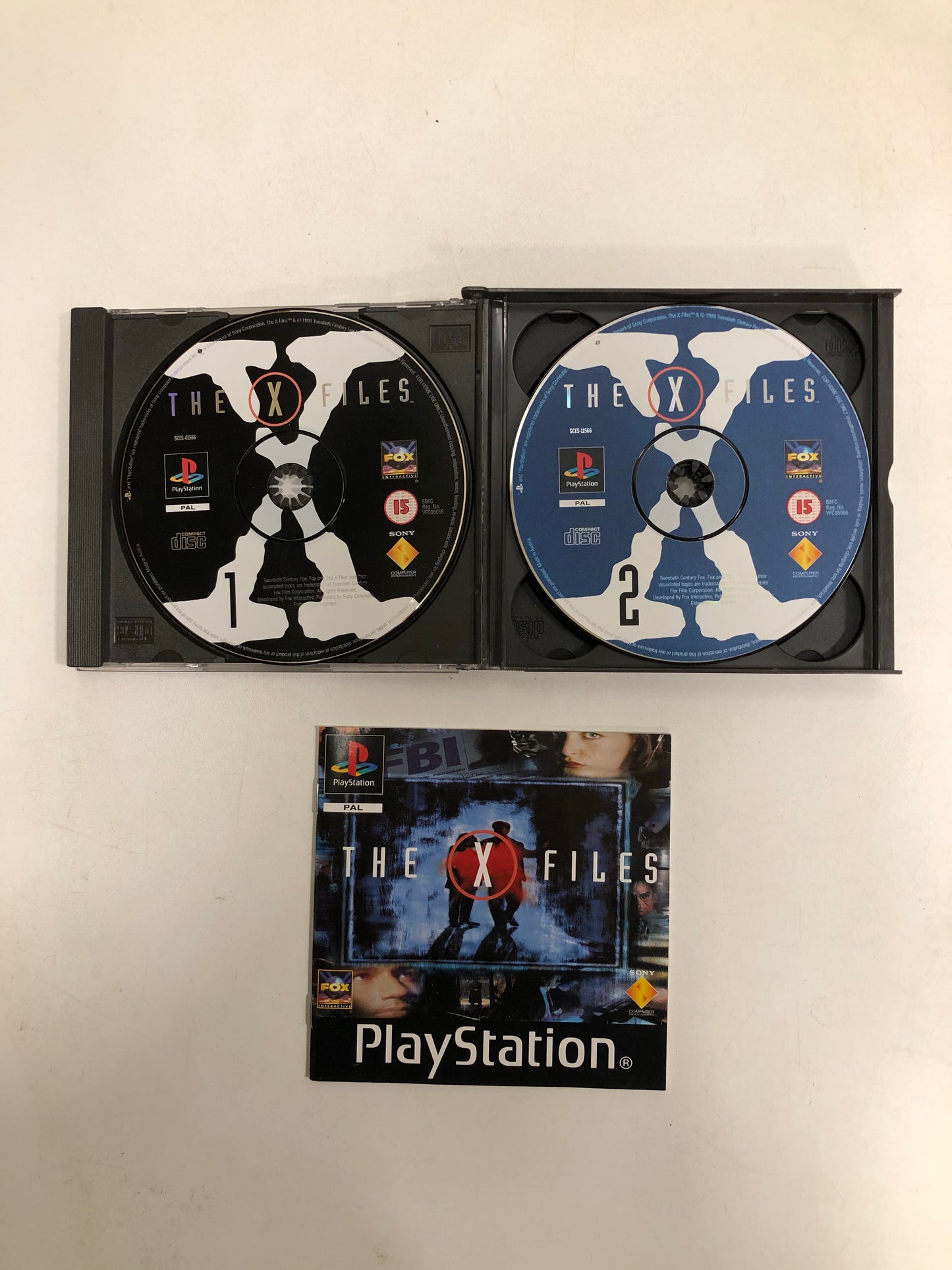 The x files PAL Sony Ps1 avec notice