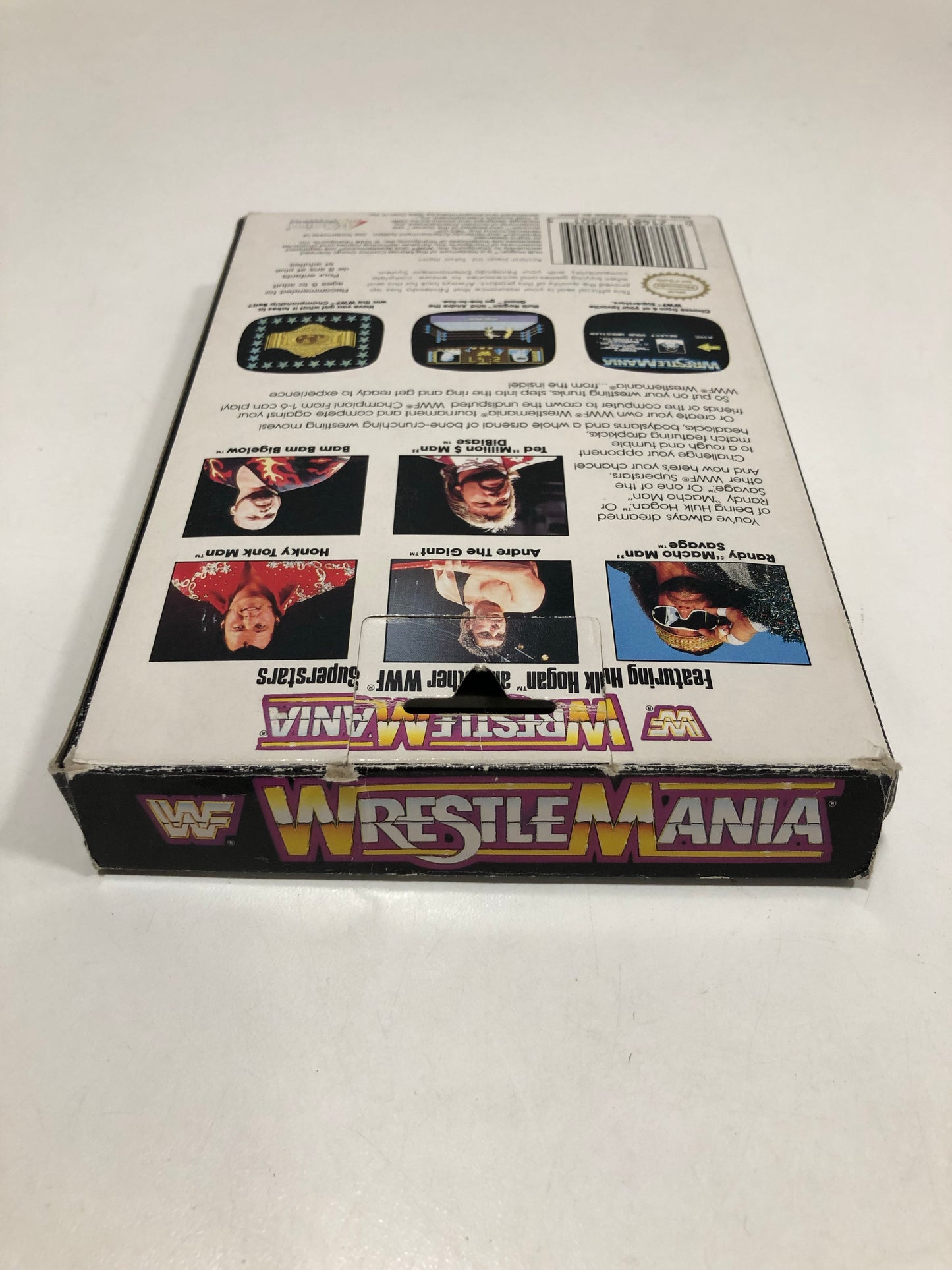 WWF Wrestlemania EEC Nintendo nes avec notice