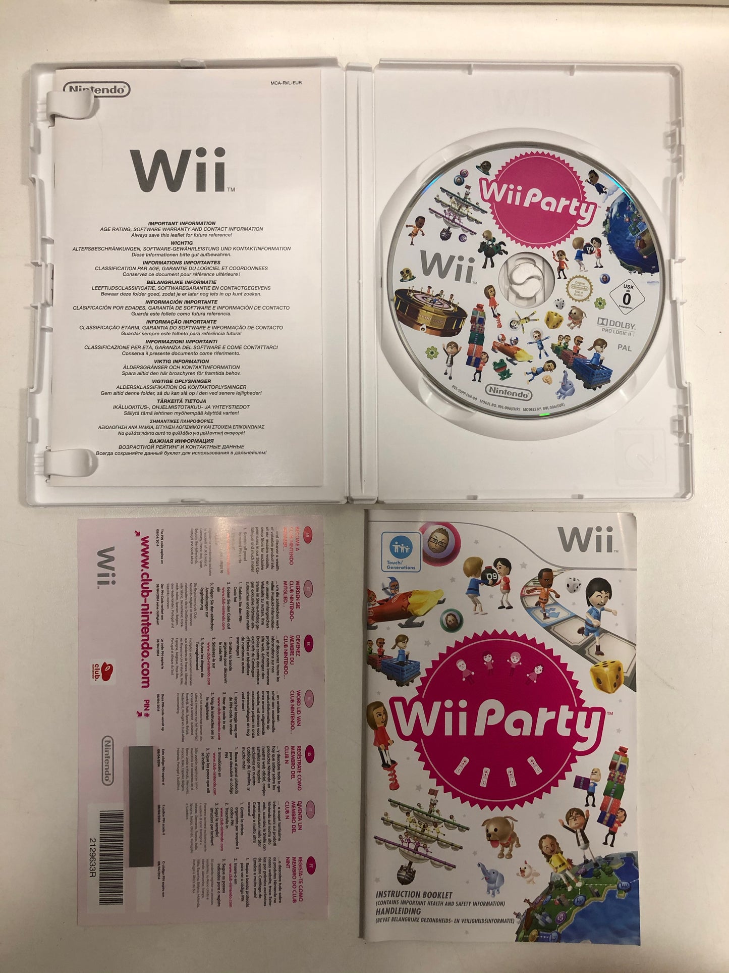 Wii party PAL Nintendo wii complet