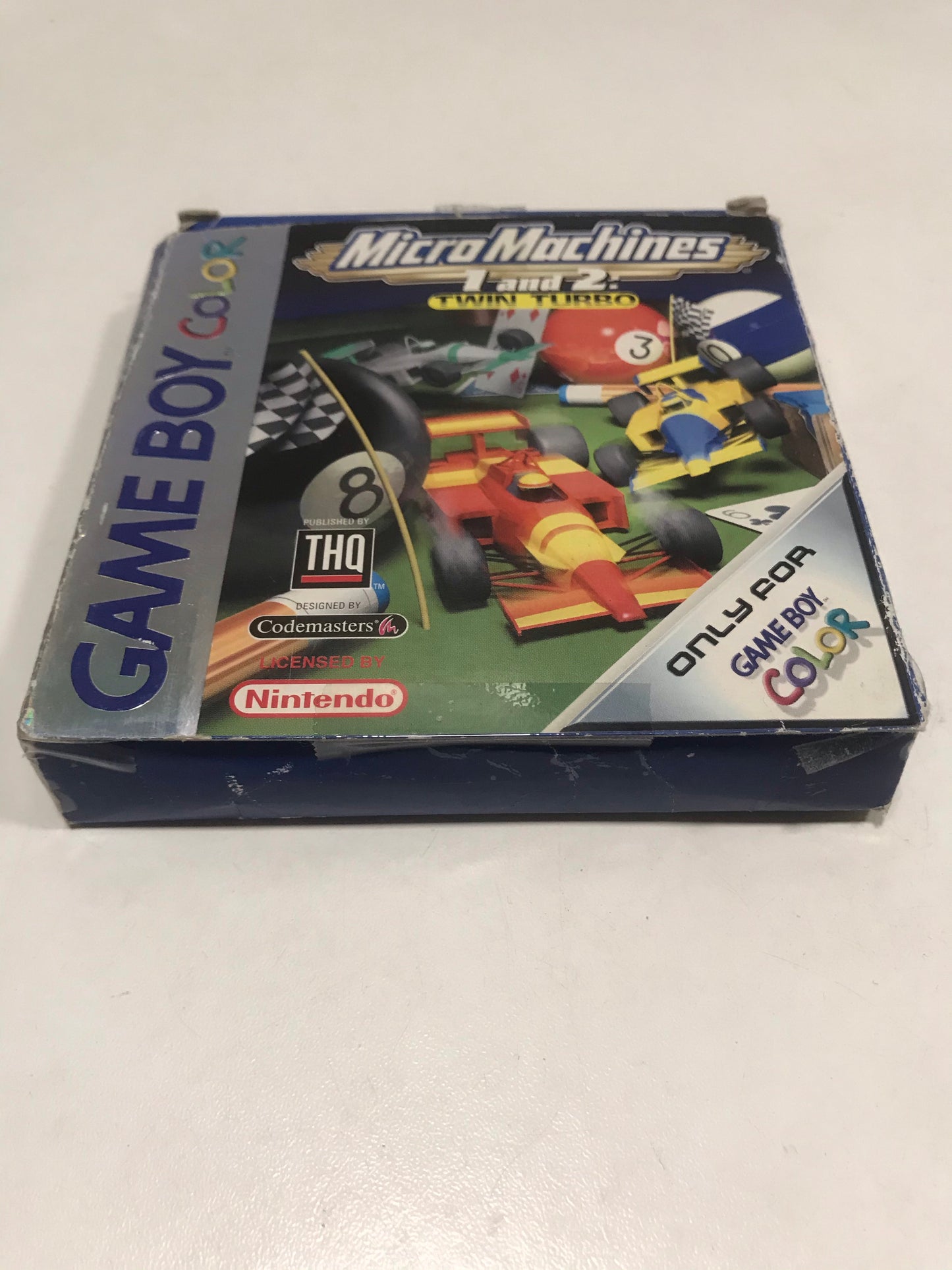 Micro machines 1 and 2 twin turbo Nintendo Game boy color avec notice