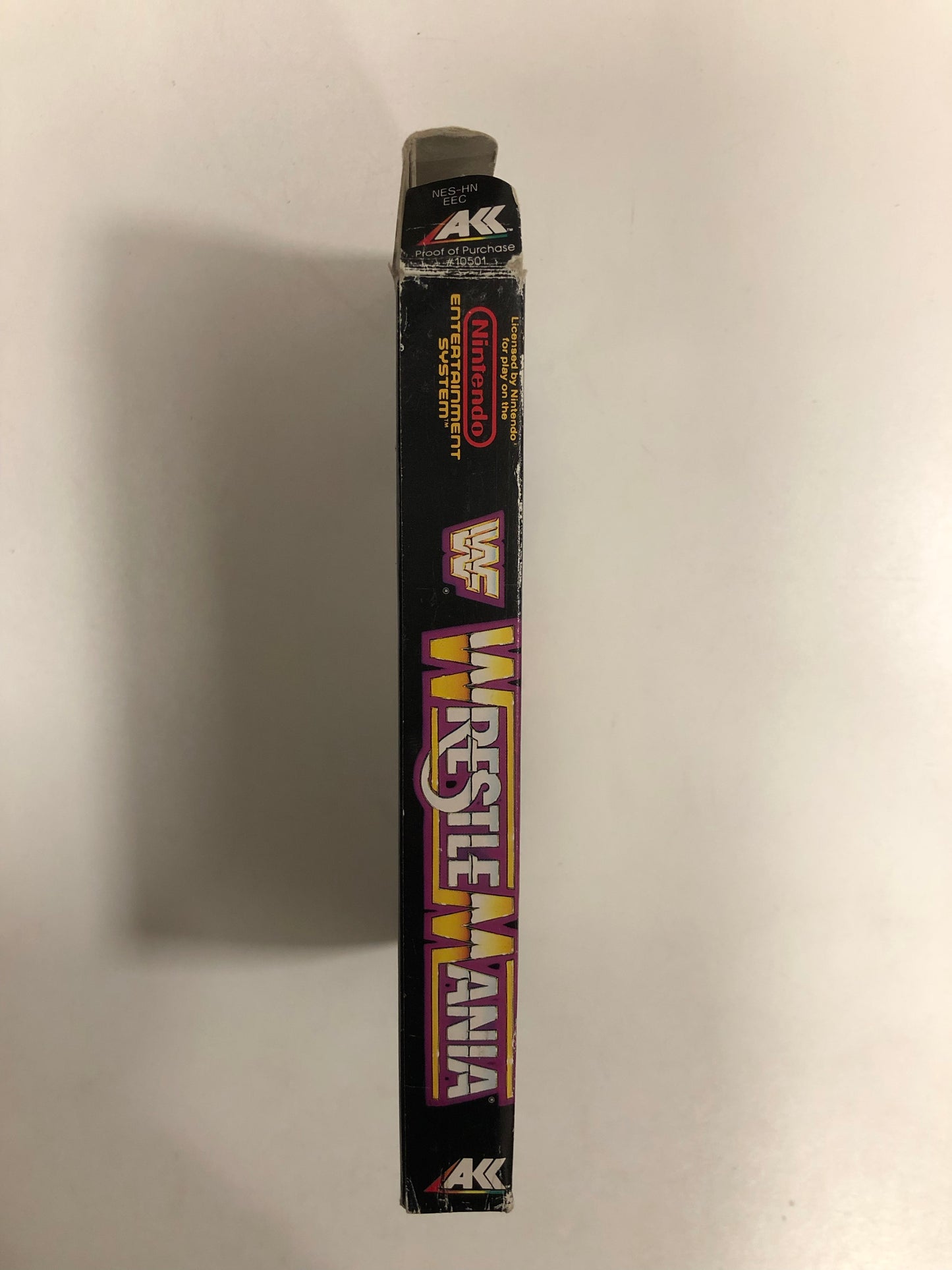 WWF Wrestlemania EEC Nintendo nes avec notice