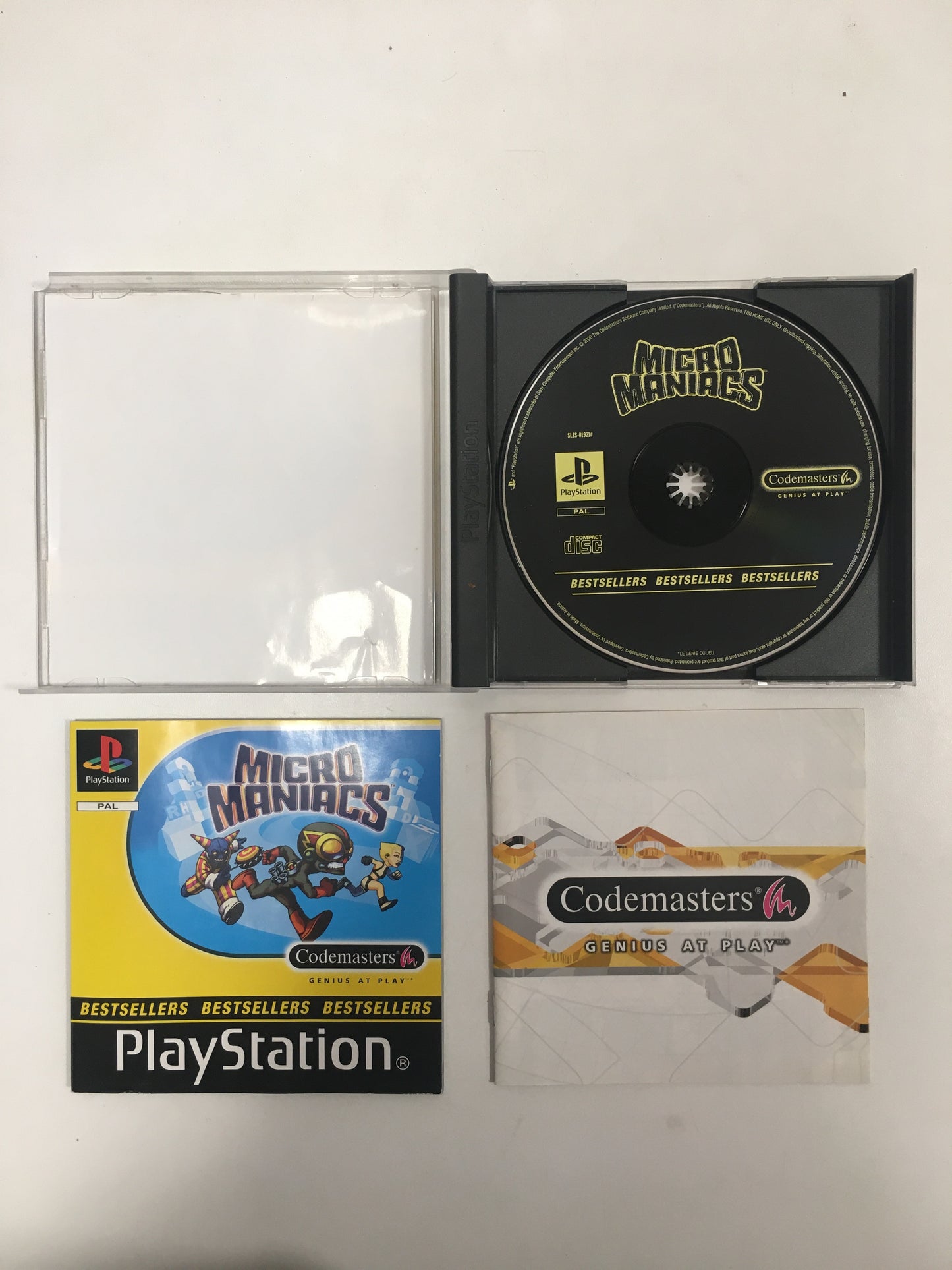 Micro maniacs Sony Ps1 avec notice