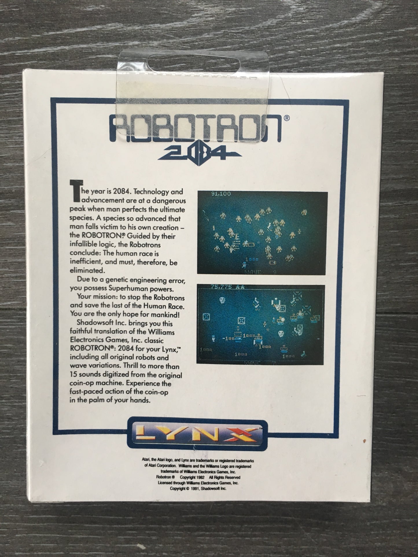 Robotron 2084  Atari Lynx Neuf Sous Blister