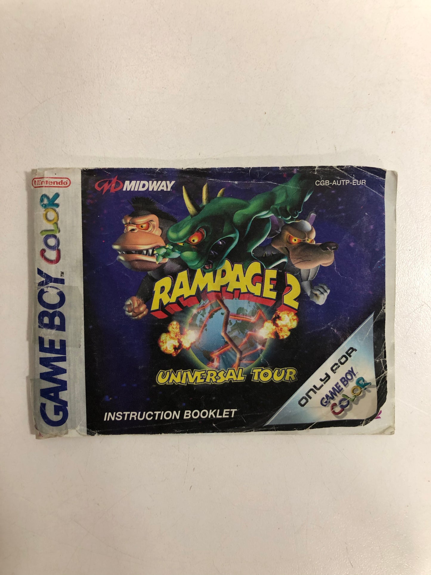 Rampage 2 + notice EUR Nintendo Game boy color