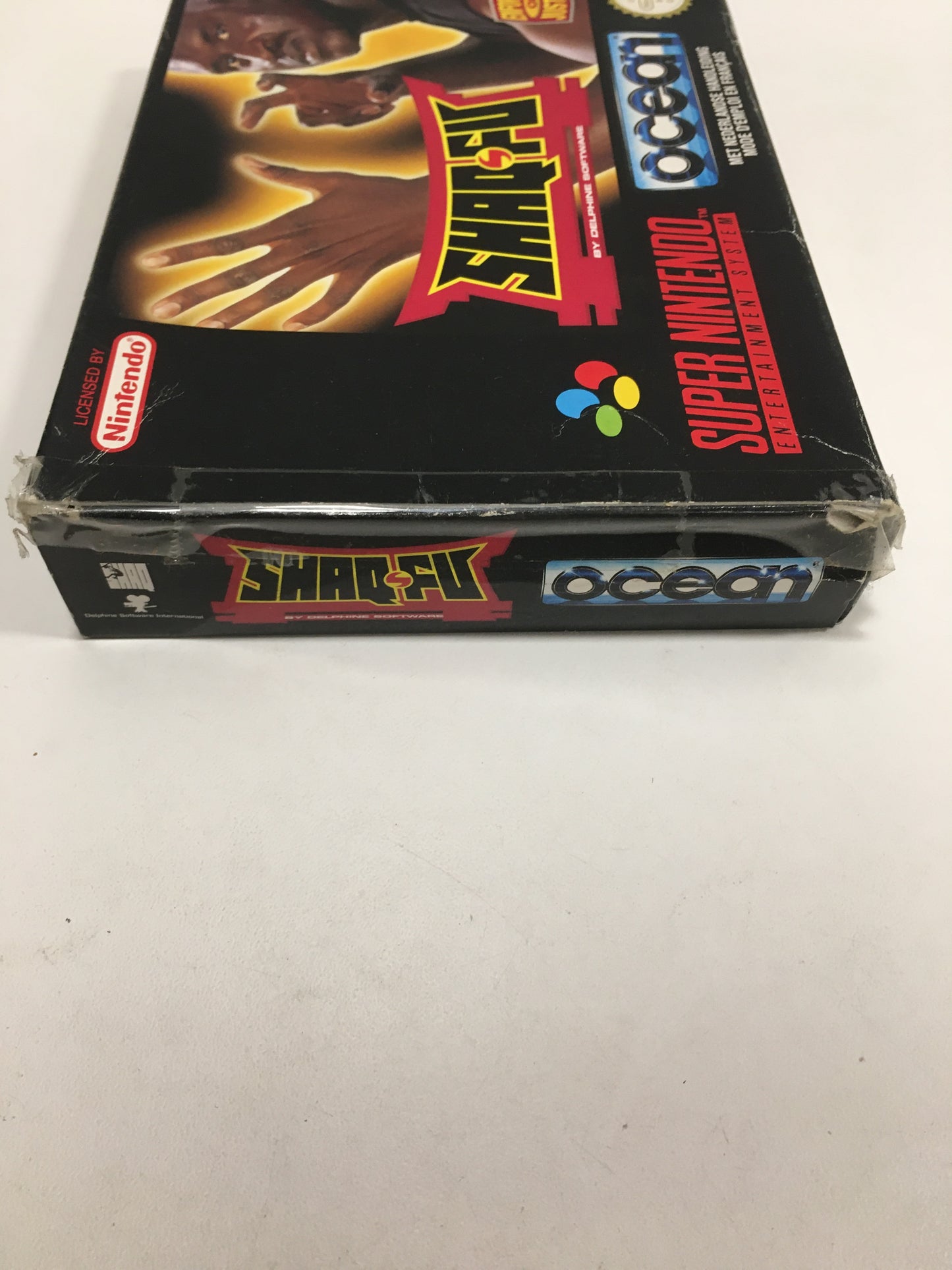 Shaq fu super Nintendo boîte notice sans cale