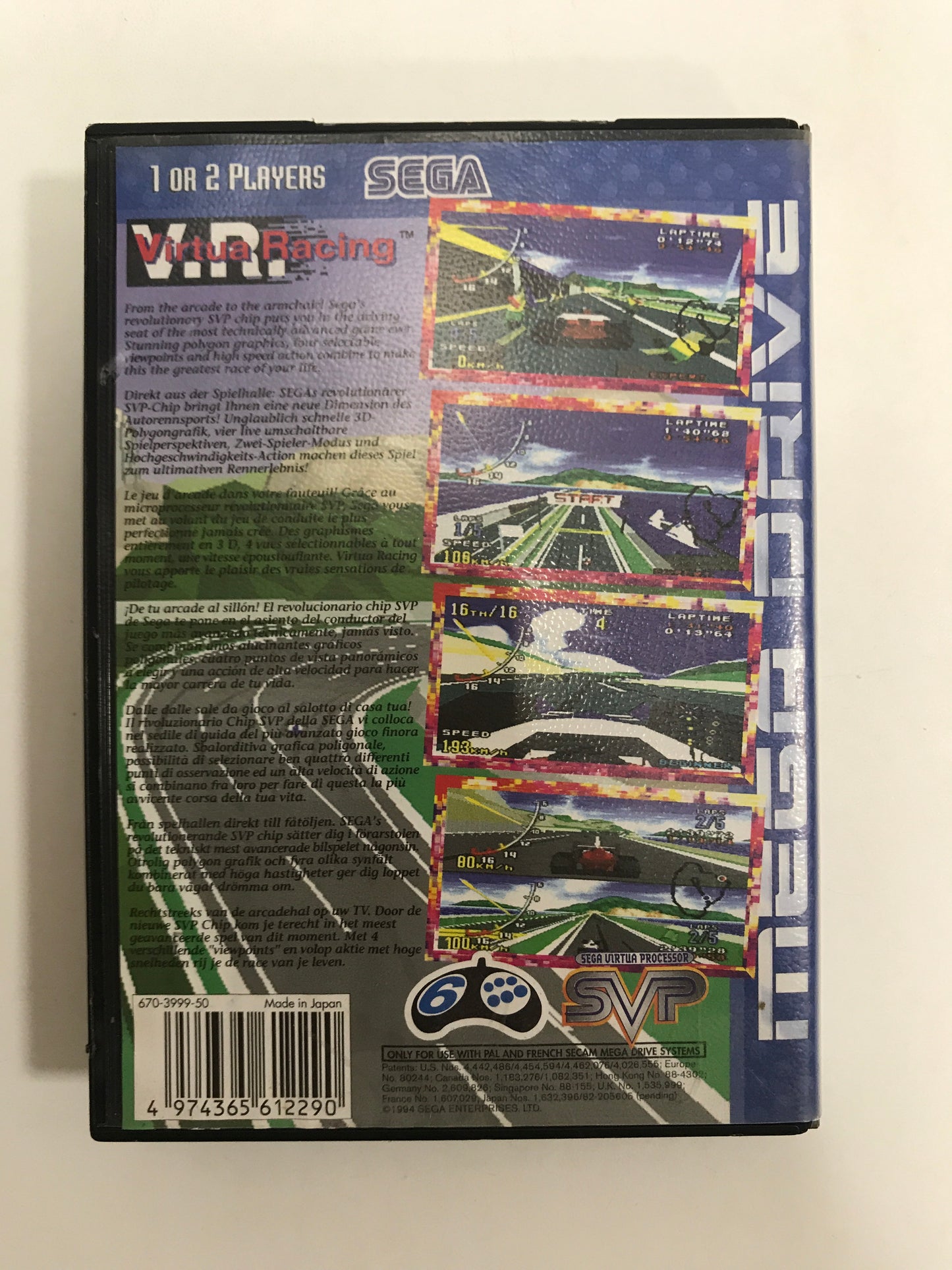 virtua racing sega megadrive sans notice