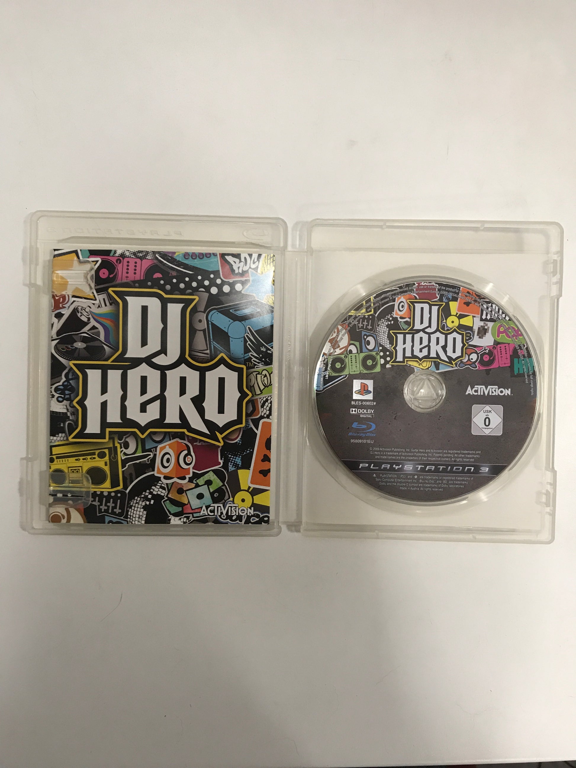 Platine sans fil + Jeu DJ Hero 2 Sony Playstation 3 PS3 PAL Platine sans fil + Jeu DJ Hero 2 Sony Playstation 3 PS3 PAL