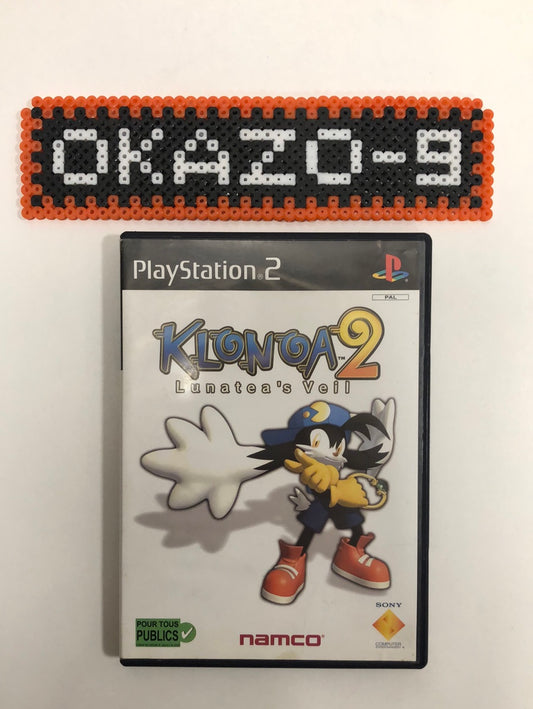 Klonoa 2 PAL Sony PS2 sans notice