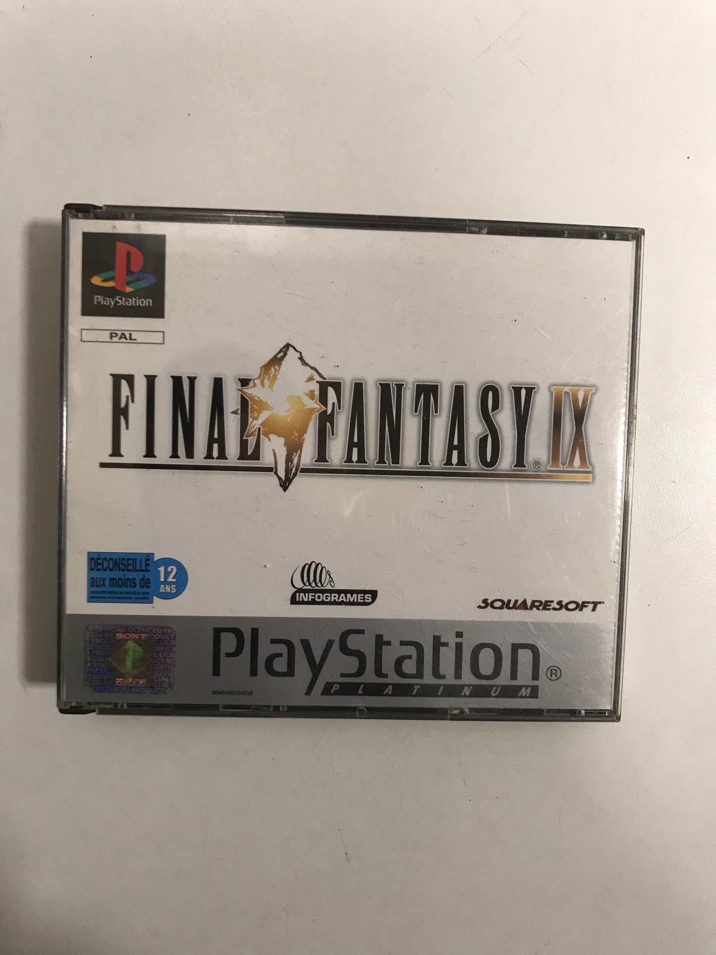 final fantasy 9 PAL Sony Ps1 sans notice