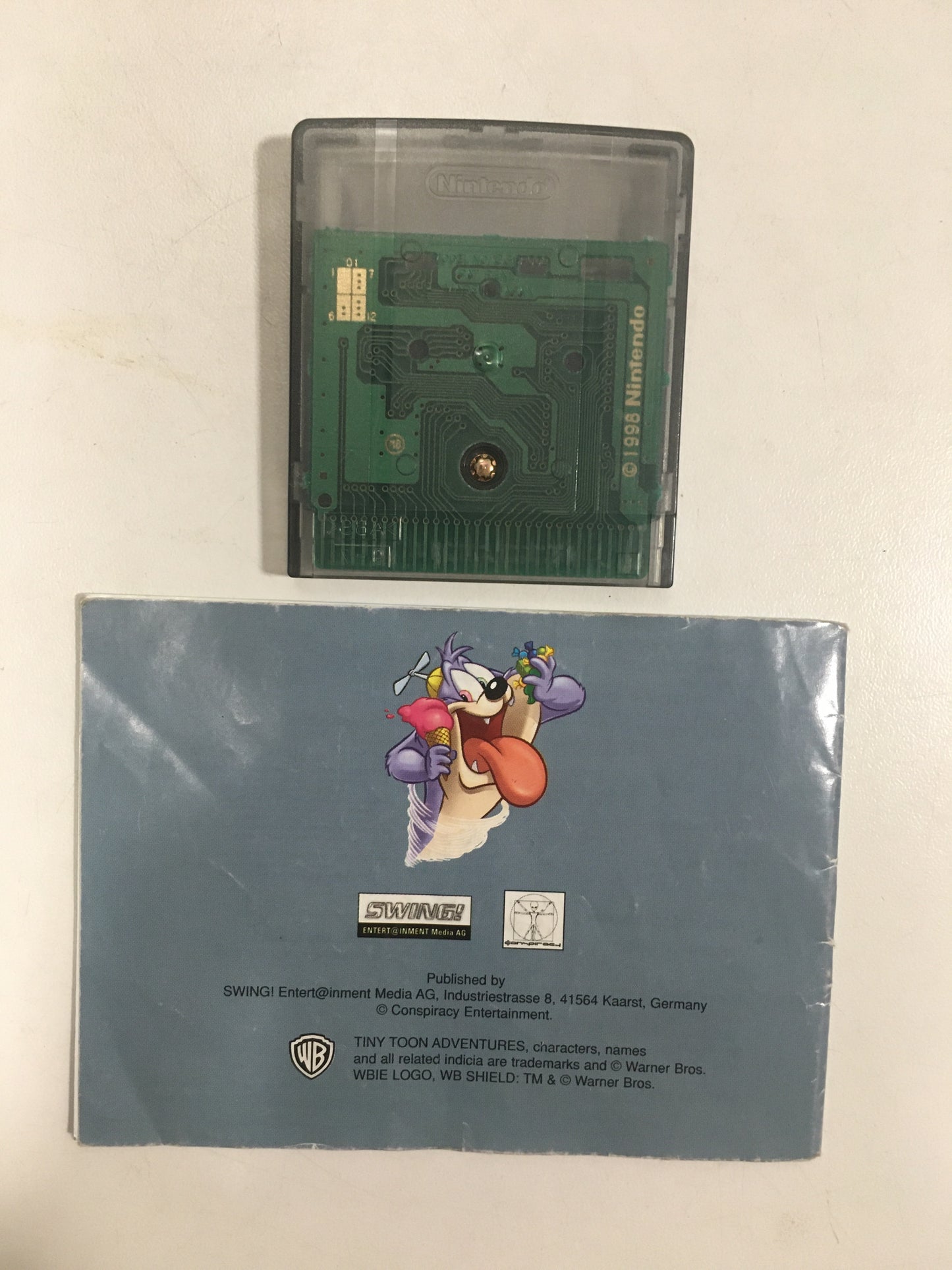 Tiny toon dizzy et la chasse aux bonbons Game boy color avec notice