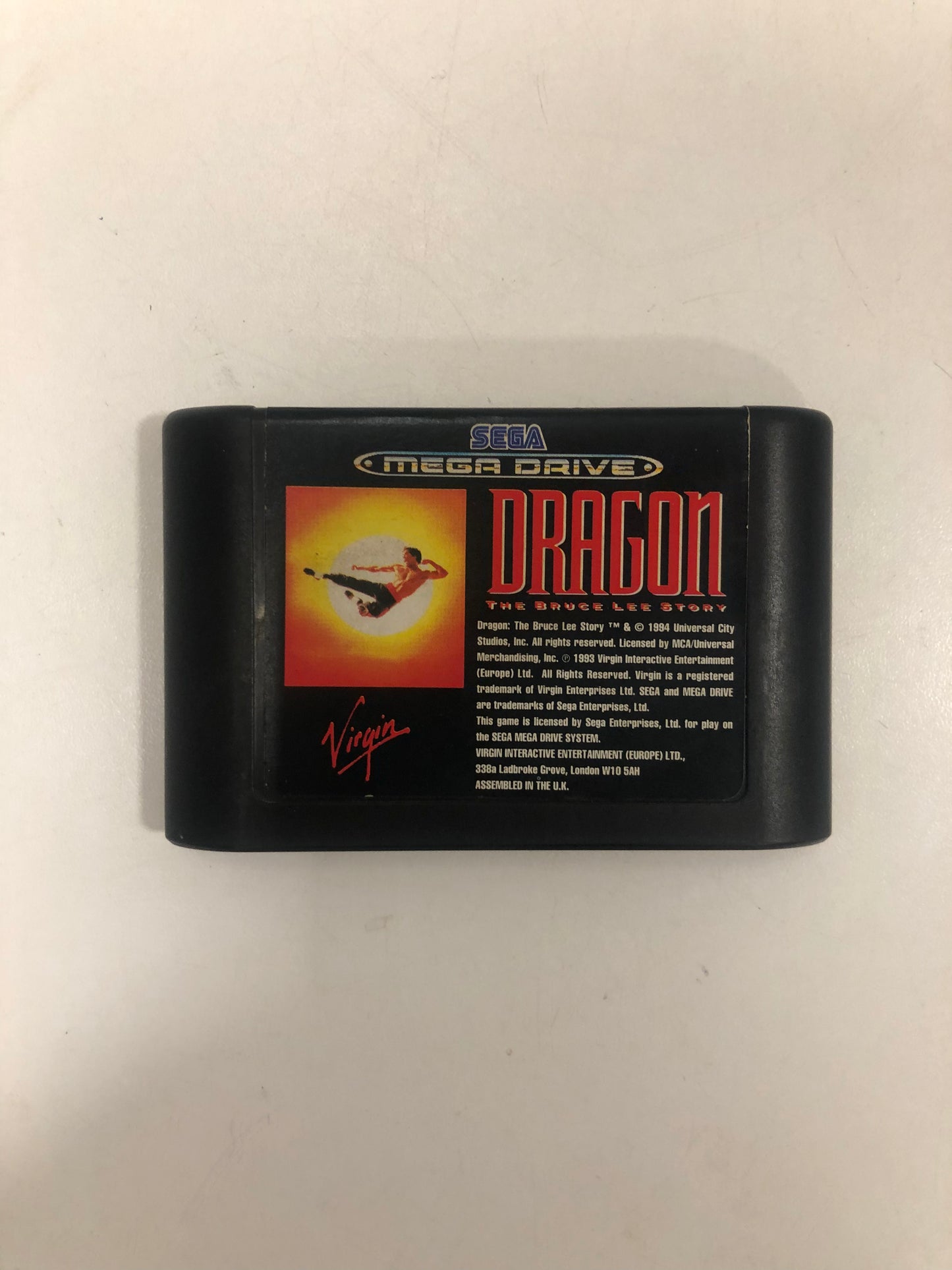 dragon bruce lee sega megadrive sans notice