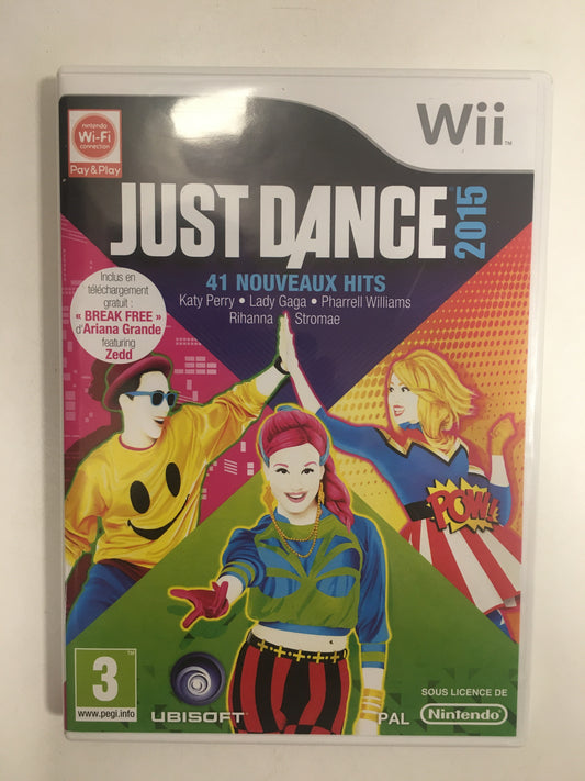 Just dance 2015 Nintendo wii avec notice