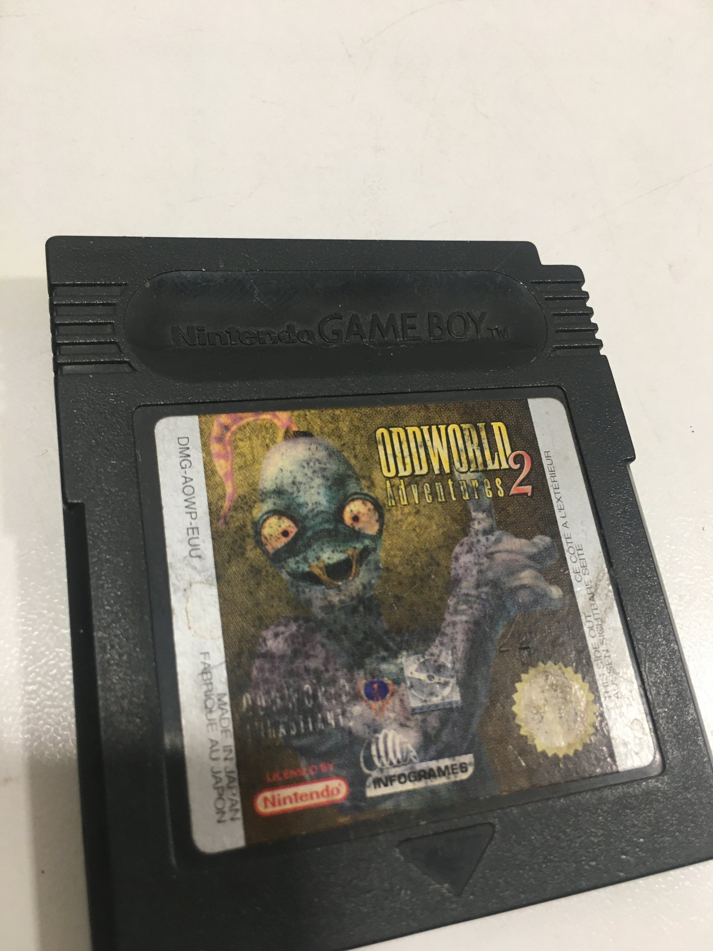 oddworld 2 nintendo game boy EUU