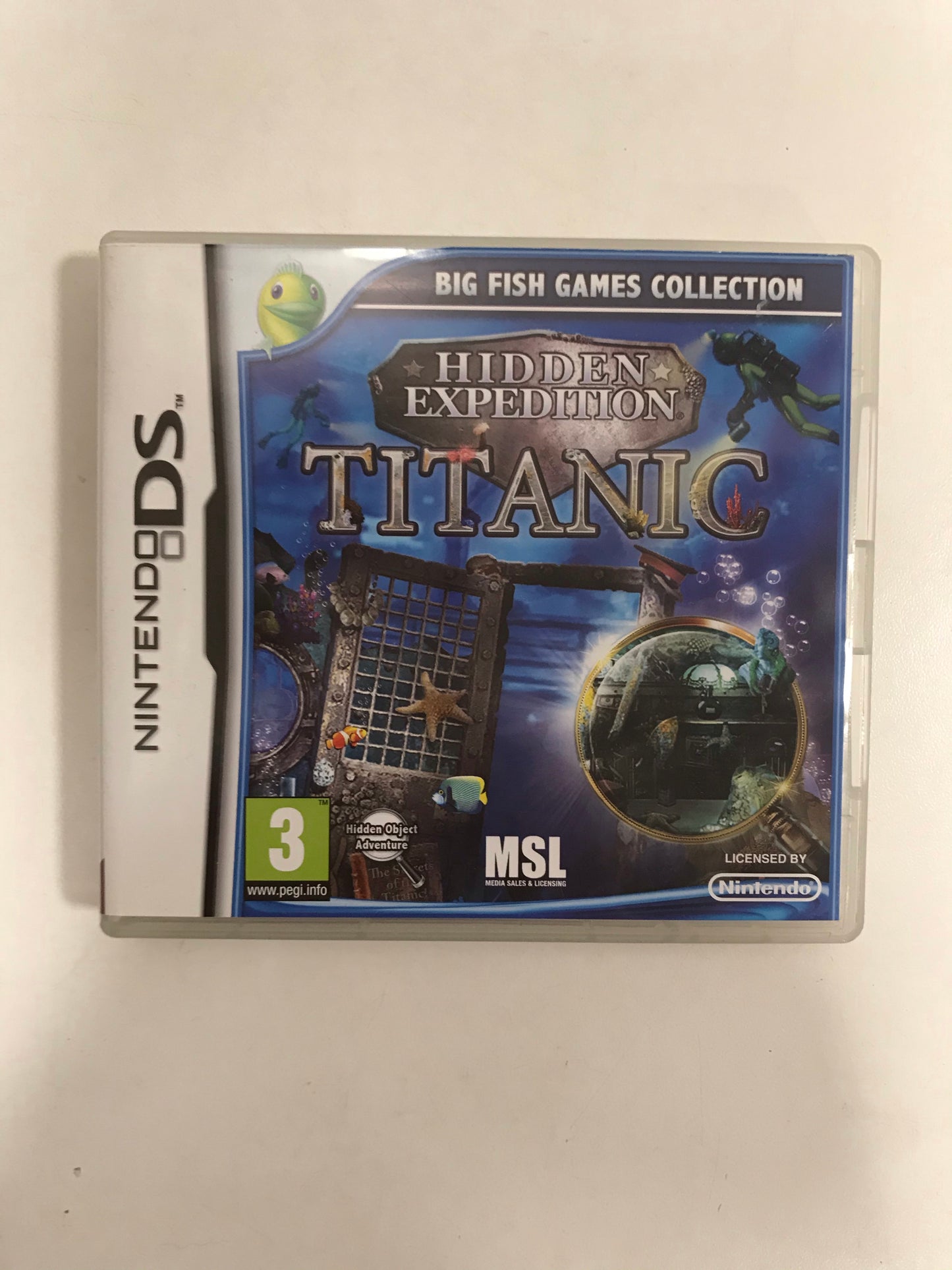 hidden expédition Titanic Nintendo ds avec notice