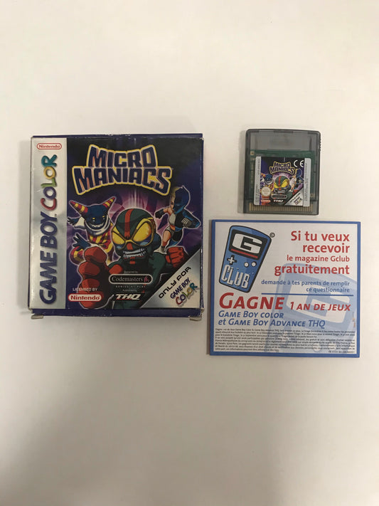 micro maniacs nintendo game boy color sans notice