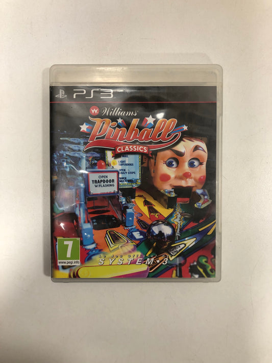 Williams pinball classics Sony ps3 avec notice