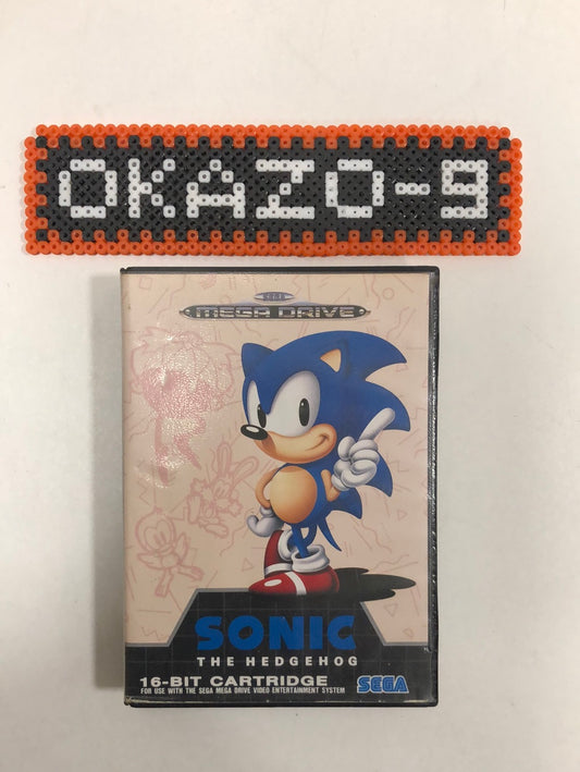 Sonic the hedgehog sega megadrive avec notice