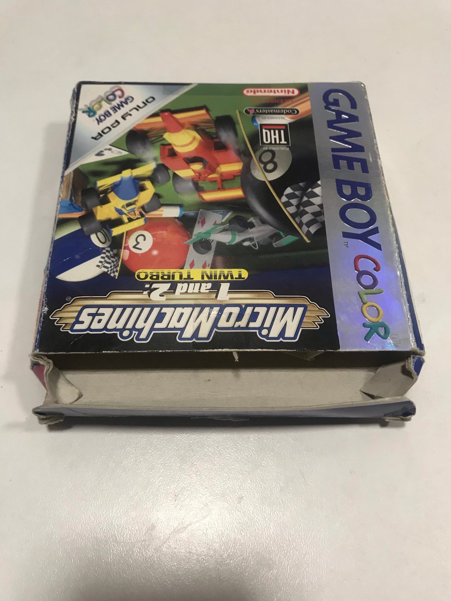 Micro machines 1 and 2 twin turbo Nintendo Game boy color avec notice